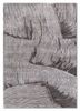 infini grey and black wool and viscose hand tufted Rug - HeadShot