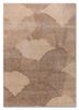 beige and brown beige and brown wool and viscose hand tufted Rug