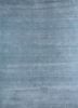 basis blue wool and bamboo silk hand loom Rug - HeadShot basis blue wool and bamboo silk hand loom Rug - HeadShot