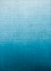jean blue wool hand loom Rug - HeadShot