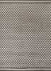 basis grey and black wool hand loom Rug - HeadShot