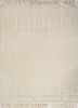 zuri ivory wool hand knotted Rug - HeadShot