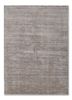 saga grey and black bamboo silk hand loom Rug - HeadShot saga grey and black bamboo silk hand loom Rug - HeadShot