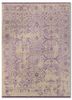  ivory wool and silk hand knotted Rug