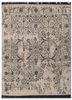 far east ivory wool and silk hand knotted Rug - HeadShot far east ivory wool and silk hand knotted Rug - HeadShot