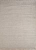 manifest beige and brown wool hand knotted Rug - HeadShot
