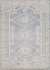 thyme blue wool hand knotted Rug - HeadShot thyme blue wool hand knotted Rug - HeadShot