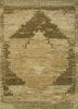  beige and brown wool hand knotted Rug