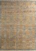 viscaya blue wool hand knotted Rug - HeadShot