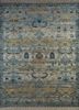 viscaya blue wool hand knotted Rug - HeadShot