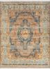 viscaya blue wool hand knotted Rug - HeadShot viscaya blue wool hand knotted Rug - HeadShot
