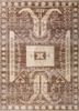 beige and brown beige and brown wool hand knotted Rug