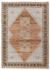 thyme red and orange wool hand knotted Rug - HeadShot thyme red and orange wool hand knotted Rug - HeadShot
