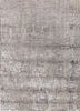 uvenuti grey and black wool and bamboo silk hand knotted Rug - HeadShot uvenuti grey and black wool and bamboo silk hand knotted Rug - HeadShot