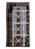exposed spine beige and brown wool and bamboo silk hand knotted WALL ART & TAPESTRY - HeadShot exposed spine beige and brown wool and bamboo silk hand knotted WALL ART & TAPESTRY - HeadShot