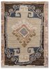 zuri beige and brown wool hand knotted Rug - HeadShot zuri beige and brown wool hand knotted Rug - HeadShot