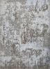 grey and black grey and black wool and bamboo silk hand knotted Rug