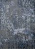 entropy blue wool and bamboo silk hand knotted Rug - HeadShot entropy blue wool and bamboo silk hand knotted Rug - HeadShot