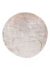 azalea ivory bamboo silk and zari hand knotted Rug - HeadShot