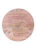 manchaha pink and purple wool and bamboo silk hand knotted Rug - HeadShot