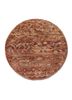 manchaha red and orange wool and bamboo silk hand knotted Rug - HeadShot