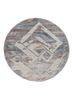 manchaha blue wool and bamboo silk hand knotted Rug - HeadShot