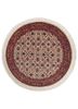 aalam ivory wool hand knotted Rug - HeadShot