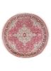 gulmarg red and orange silk hand knotted Rug - HeadShot
