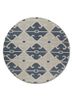 bedouin blue wool flat weaves Rug - HeadShot bedouin blue wool flat weaves Rug - HeadShot