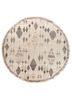 ivory ivory afghan wool hand knotted Rug