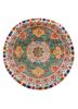 gulmarg green silk hand knotted Rug - HeadShot gulmarg green silk hand knotted Rug - HeadShot