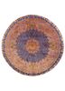gulmarg blue silk hand knotted Rug - HeadShot