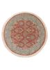gulnar red and orange wool hand knotted Rug - HeadShot gulnar red and orange wool hand knotted Rug - HeadShot