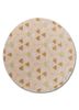  blue wool and viscose hand tufted Rug