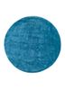 blue blue viscose hand tufted Rug