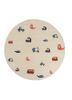confetti ivory wool and viscose hand tufted Rug - HeadShot confetti ivory wool and viscose hand tufted Rug - HeadShot