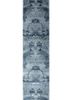  grey and black wool and bamboo silk hand knotted Rug