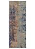 aprezo blue wool and bamboo silk hand knotted Rug - HeadShot aprezo blue wool and bamboo silk hand knotted Rug - HeadShot