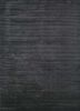  grey and black wool and viscose hand loom Rug