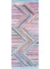 manchaha pink and purple wool and bamboo silk hand knotted Rug - HeadShot