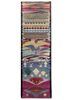 manchaha red and orange wool and bamboo silk hand knotted Rug - HeadShot manchaha red and orange wool and bamboo silk hand knotted Rug - HeadShot