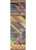 manchaha beige and brown wool and bamboo silk hand knotted Rug - HeadShot