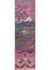 manchaha pink and purple wool and bamboo silk hand knotted Rug - HeadShot manchaha pink and purple wool and bamboo silk hand knotted Rug - HeadShot