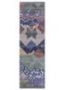 manchaha blue wool and bamboo silk hand knotted Rug - HeadShot manchaha blue wool and bamboo silk hand knotted Rug - HeadShot