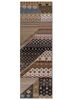 manchaha grey and black wool and bamboo silk hand knotted Rug - HeadShot manchaha grey and black wool and bamboo silk hand knotted Rug - HeadShot