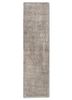 grey and black grey and black wool and bamboo silk hand knotted Rug