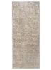 grey and black grey and black wool and bamboo silk hand knotted Rug