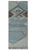 manchaha blue wool hand knotted Rug - HeadShot manchaha blue wool hand knotted Rug - HeadShot