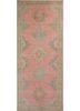 vintage pink and purple wool hand knotted Rug - HeadShot vintage pink and purple wool hand knotted Rug - HeadShot