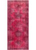 lacuna red and orange wool hand knotted Rug - HeadShot